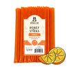 The Honey Jar Orange Flavored Honey Sticks - Pure Honey Straws For Tea, Coffee, Or A Healthy Treat - One Teaspoon Of Flavored Ho