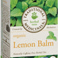 Traditional Medicinals Tea, Organic Lemon Balm, Calms Nerves & Supports Digestion, 16 Tea Bags