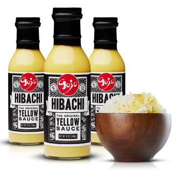 Gojo Hibachi Yellow Sauce - Tangy & Buttery Flavor I The Original Gojo Japanese Steakhouse Sauce I Create Easy Japanese Food And