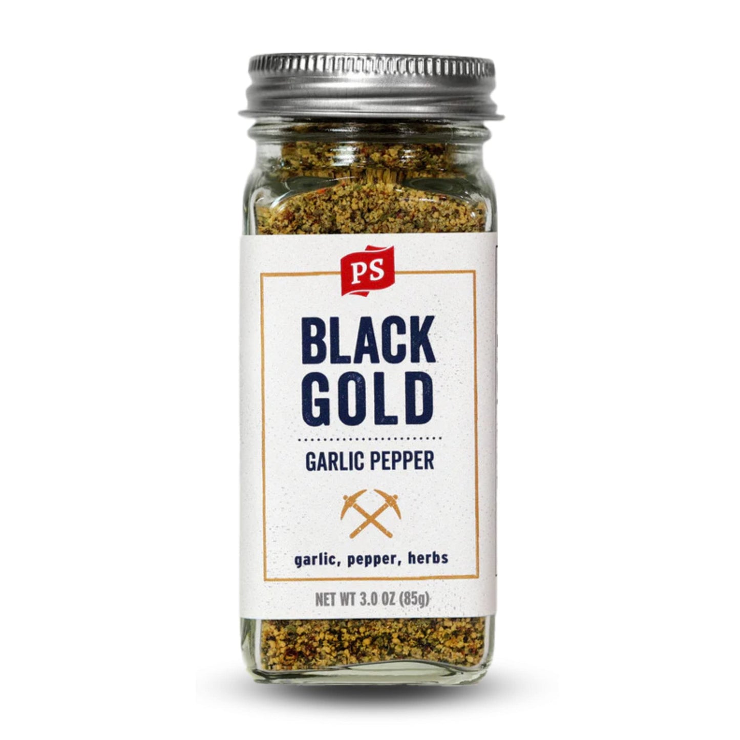 PS Seasoning Black Gold All-Purpose Garlic Pepper Seasoning, 3 Ounce