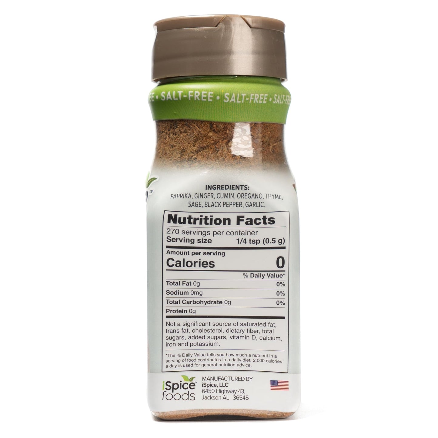 Ispice - Salt-Free | Sugar Free | 100% Fat Free Pure Wellness Seafood Super Spice Blend | All Natural | Ready To Use As Is | No