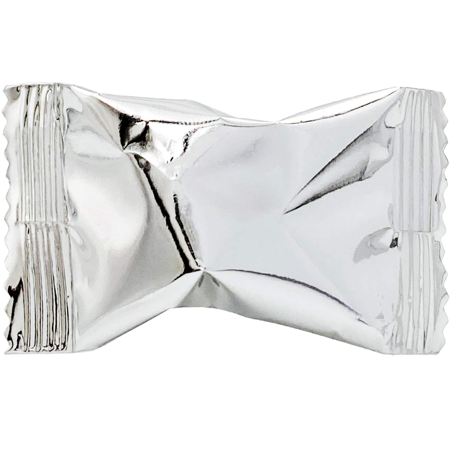 The Dreidel Company Metallic Silver Buttermints, Fat-Free, Individually Wrapped, 110 Count