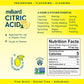 Milliard Citric Acid 1 Pound - 100% Pure Food Grade Non-GMO Project Verified (1 Pound)