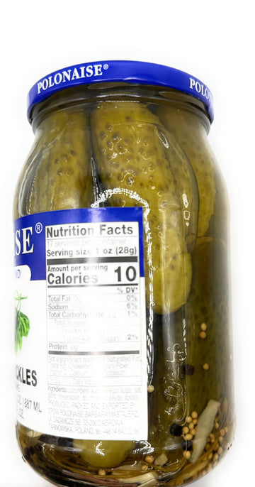 Polonaise Polish Dill Pickles Pack Of 4 Jars (17.3 Fl Oz)