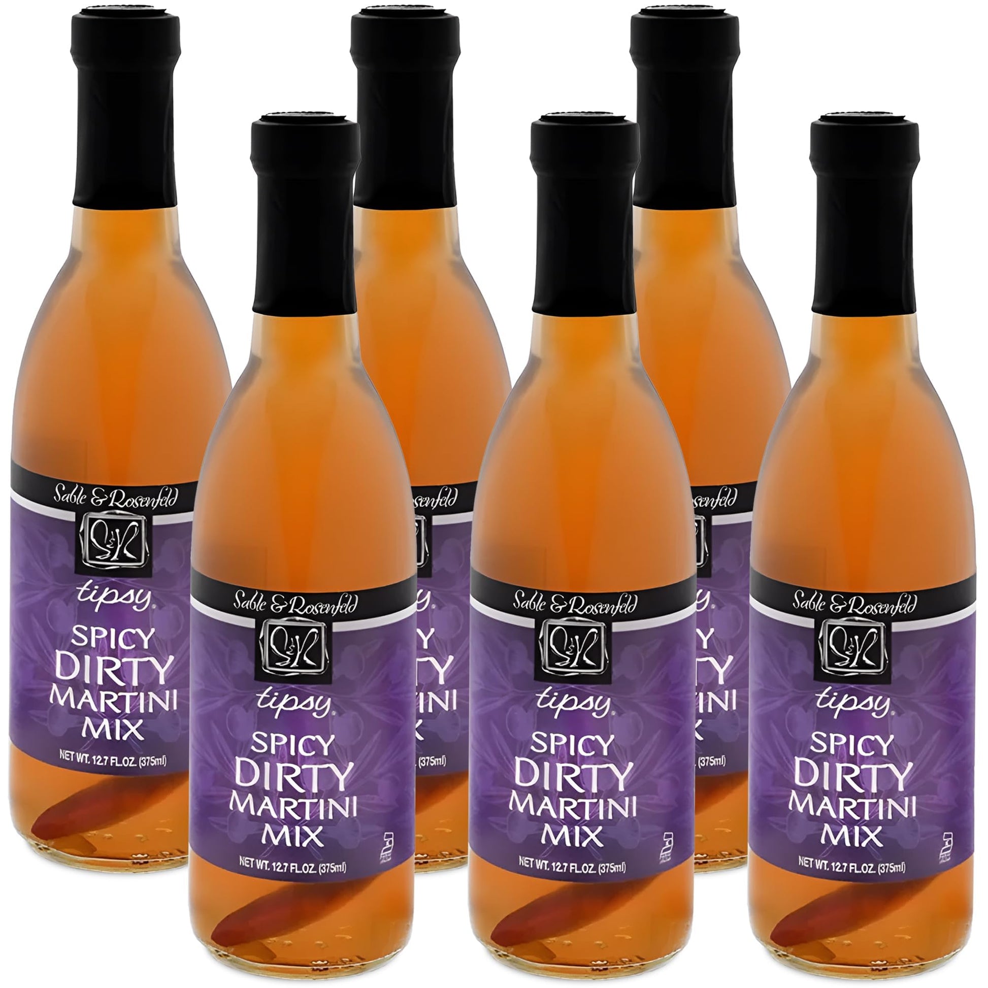 Sable And Rosenfeld Tipsy Spicy Dirty Beverage-Style Mix  12.7 Fluid Ounce - 6 Per Case.
