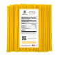 The Honey Jar Lemon Flavored Raw Honey Sticks - Pure Honey Straws for Tea & Coffee - 100 Count