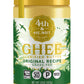 4th & Heart Ghee, Clarified Butter, Grass-Fed, Keto, 32 Ounces, Lactose and Casein Free, Certified Paleo
