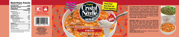 Crystal Noodles Soup Gourmet Kimchi Broth Filed With Napa Cabbage, 1.83 Oz (Pack Of 6)