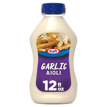 Kraft Mayo Garlic Aioli (12 oz Bottle)