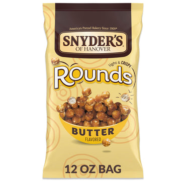 Snyder'S Of Hanover Pretzels, Rounds, Butter, 12 Oz