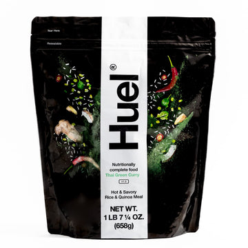 Huel Hot and Savory Instant Meal Replacement - Thai Green Curry - 14 Scoops Packed with 100% Nutritionally Complete Food, Includ