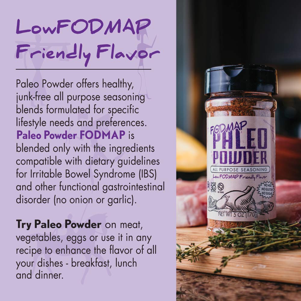 Paleo Powder Fodmap All Purpose Seasoning | 5 Ounce | Low Fodmap, Keto, Gluten Free, Paleo, Whole 30