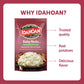 Idahoan Baby Reds with Roasted Garlic and Parmesan Mashed Potatoes, Naturally Gluten-Free, 100% Real Idaho Potatoes, 4 servings