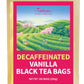 TeeLux Decaf Vanilla Black Tea Bags, Decaffeinated, 100 Count, Pack of 1