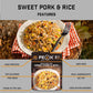 Peak Refuel Sweet Pork & Rice | Enhanced Freeze Dried Camping Food | Backpacking & Hiking Mre Meals | Just Add Water | 100% Real Meat | 40G Of Protein | 2 Serving Pouch