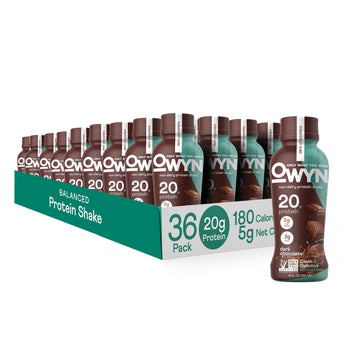 OWYN Only What You Need Vegan Protein Shake, 20g Plant Based Protein from Organic Pumpkin seed, Organic Flax oil, Pea, Prebiotic
