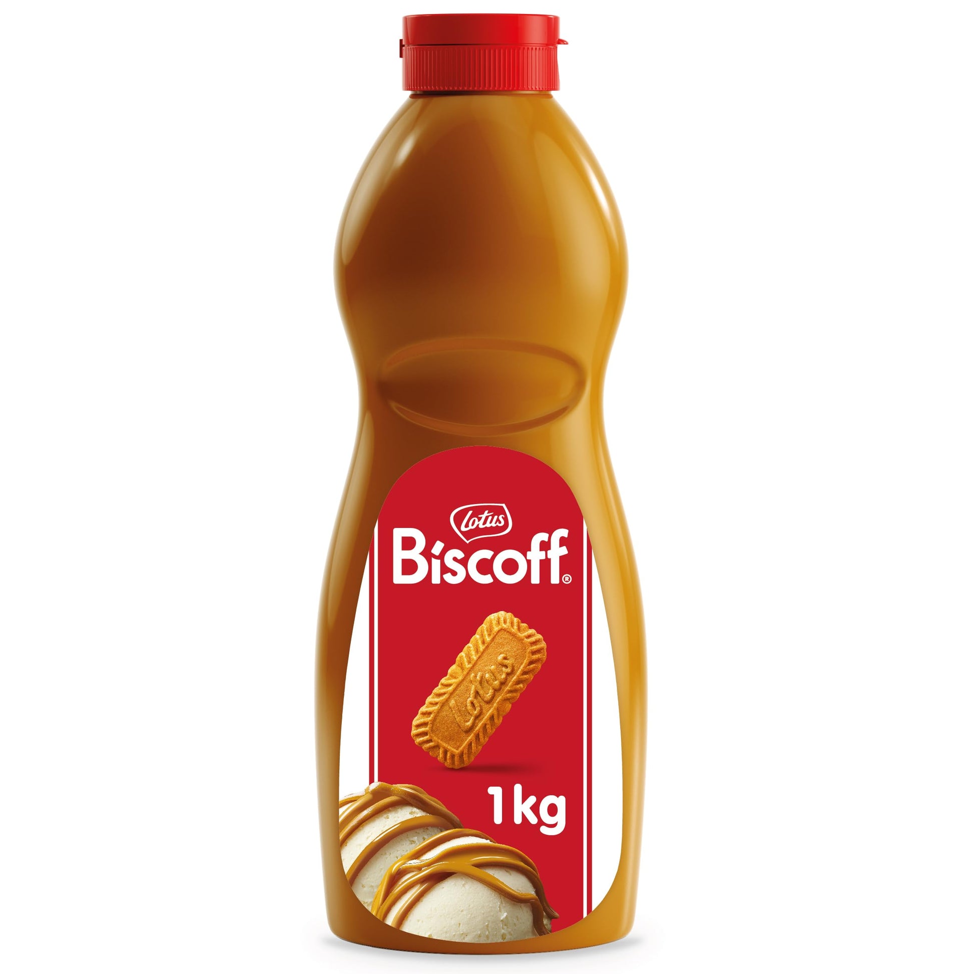 Lotus Biscoff - Spread Topping - Product of Europe (EXP. DATE = DD-MM-YY) - Vegan - Biscoff Cookie Butter Syrup - 2.2lb (Pack of