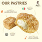 Tesoro Vanilla Filling by Pasticceria Matilde Vicenzi, Vanilla Cream Filled Puff Pastry Patisserie, Kosher Dairy, Made in Italy,