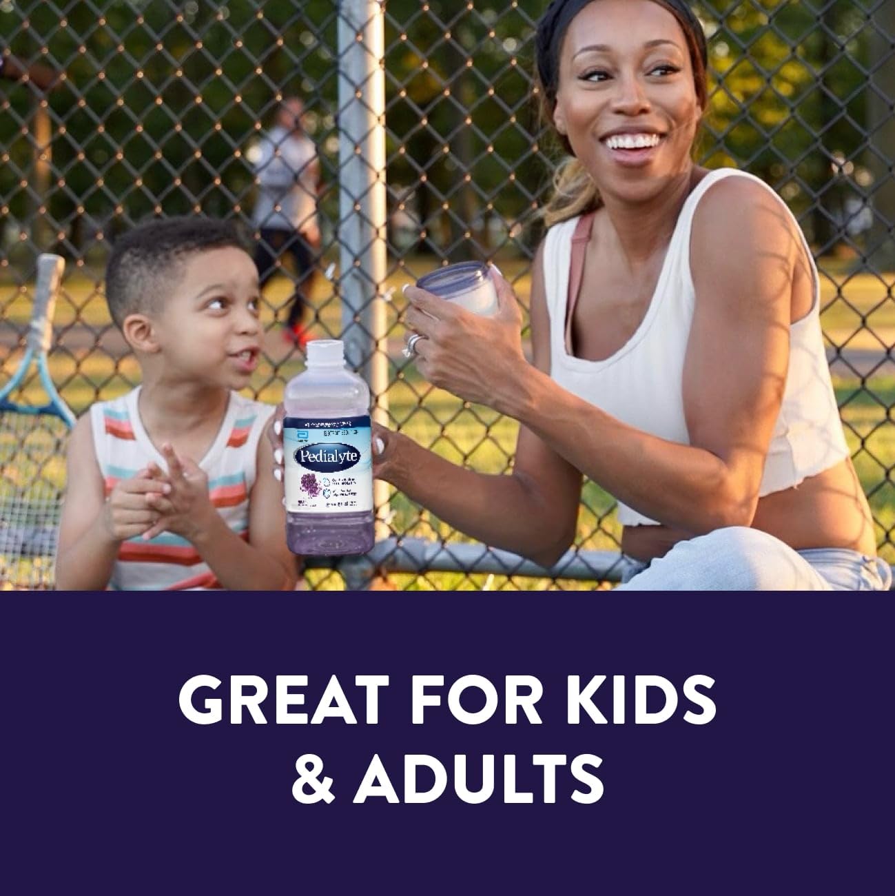 Pedialyte Electrolyte Drink, Hydration Drinks For Kids & Mature-Themeds, Grape, 1 Liter