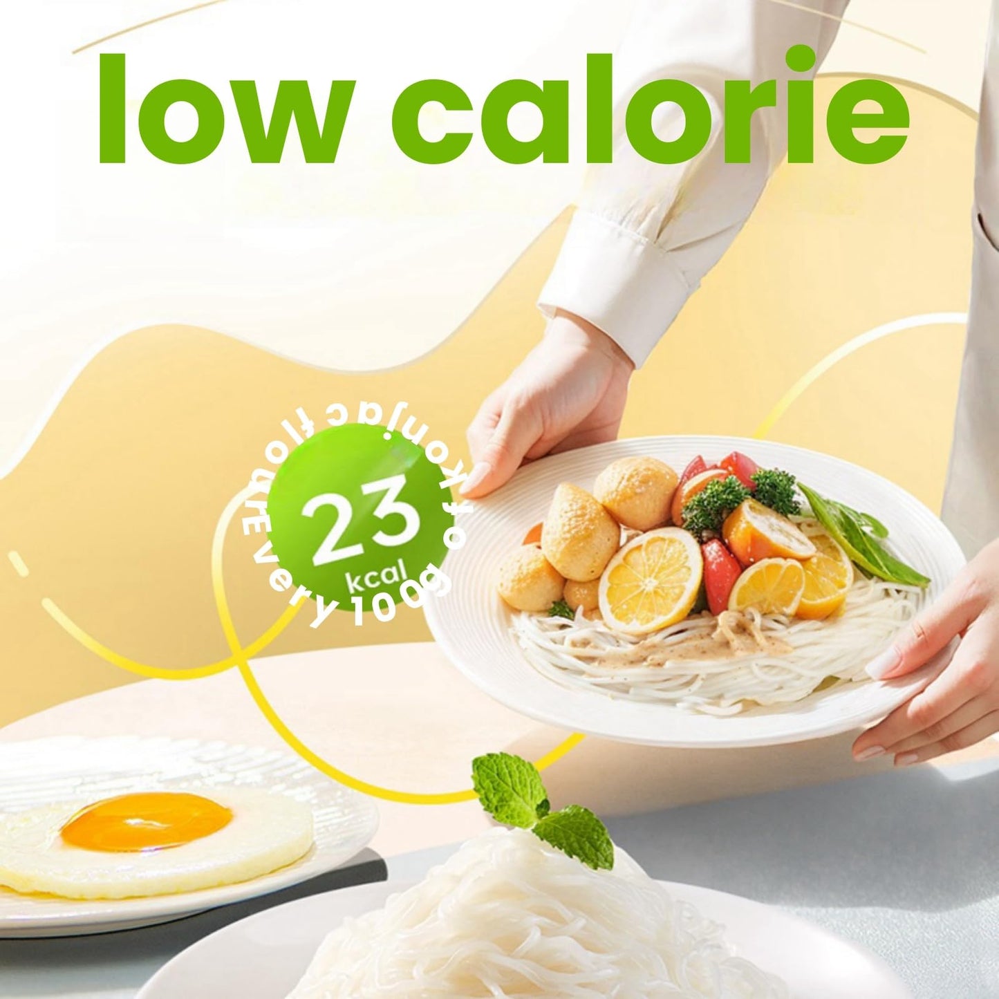 Shirataki Konjac Pasta, Low Carb Gluten Free Dried Noodles, Stir Fry, Vegan