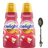 International-Delight Liquid Coffee Creamer.- Two (2) 32 fl oz Bottles of Smooth & Creamy Delightful Coffee Creamer and Candy Fr