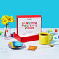 Thoughtfully Gourmet, Sending Positive Vibes Tea Gift Set, Tea Sampler Includes 6 Flavors Of Tea With Uplifting Quotes, Great Ge