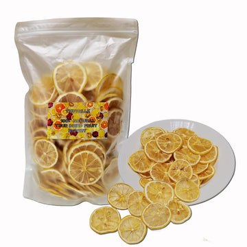 Txdynllk Dried Lemon Slices 8.82Oz(250G) Perfect For Fruit Tea, Cocktails, And Baking - Sweet Wheels For Garnish, No Added Sugar