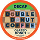 Double Donut Coffee Decaf Pods for Keurig - Glazed Donut Flavor, 80 Count, Single Serve, Recyclable