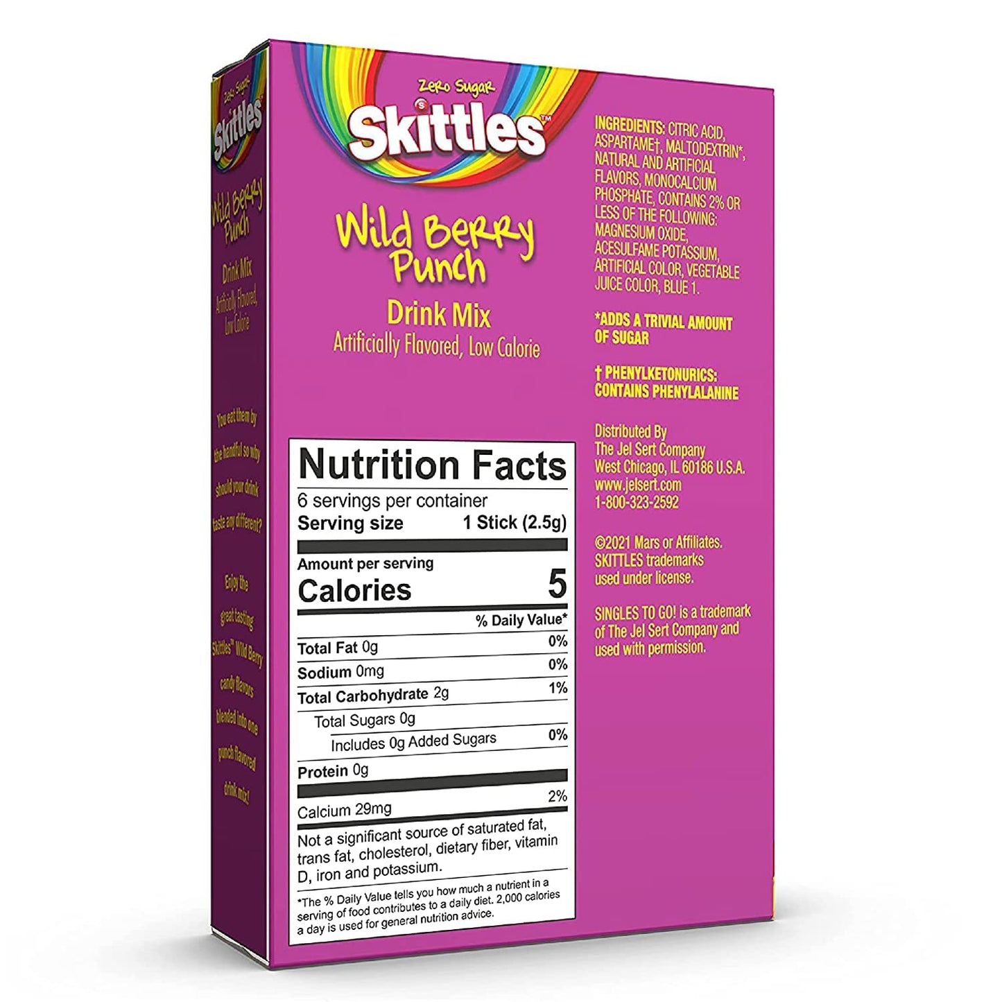 Skittles Singles To Go Wild Berry Punch