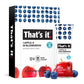 Thats it. Apple + Blueberry 100% Natural Real Fruit Bar, Best High Fiber Vegan, Gluten Free Healthy Snack, Paleo for Children &