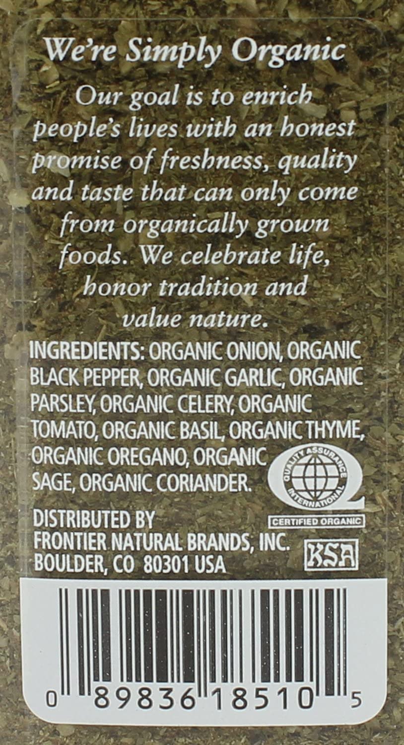 Simply Organic All Purpose Seasoning - Case Of 6 - 2.08 Oz.
