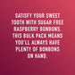 Swiss Imports Sugar Free Bonbons Hard Candy Drops, Raspberry, 200 Individually Wrapped Pieces, 500G/17.6Oz