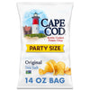 Cape Cod Potato Chips, Original Kettle Chips, 14 Oz Party Size