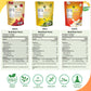 Terraland Vegetable Snack Variety Bundle - Garlic, Jalapeo, Beet, Snap Pea, Onion, & Okra - Pack Of 6