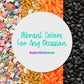 Sugarmelicious Carrot Sprinkles, Festive Sprinkle Mix For Baking & Decorating, Perfect For Cakes, Cupcakes, Cookies, And Dessert