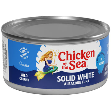 Chicken of the Sea Solid White Albacore Tuna, 7 Ounce Cans, Pack of 6