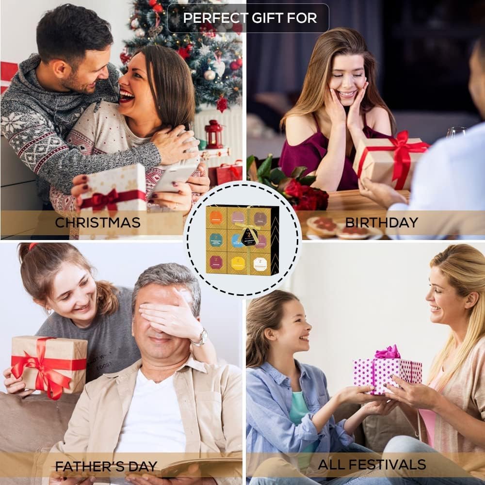 Hot Chocolate Cocoa Gift Set Mini Drinking Chocolate Different Flavors Selection Including Roasted Marshmallow Hazelnuts Gingerb