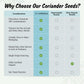 Spice Profile USDA Organic Coriander Seeds  Lab Tested for Heavy Metals  Resealable 4oz Pouch  Dhaniya  Semillas de Cilantro