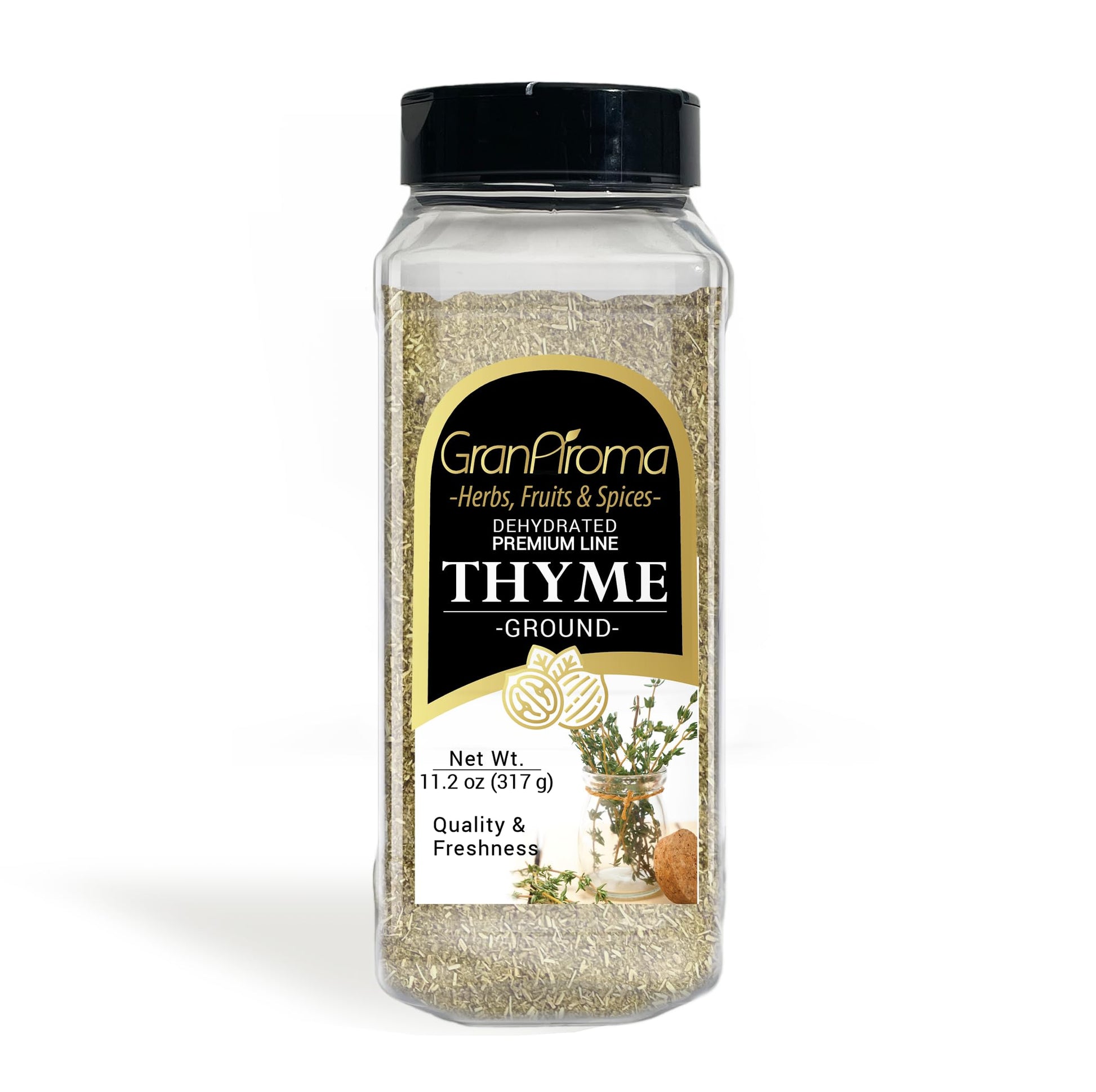 GranAroma Thyme Leaves, Fancy Cut, Traditional Herb (2 Pound)