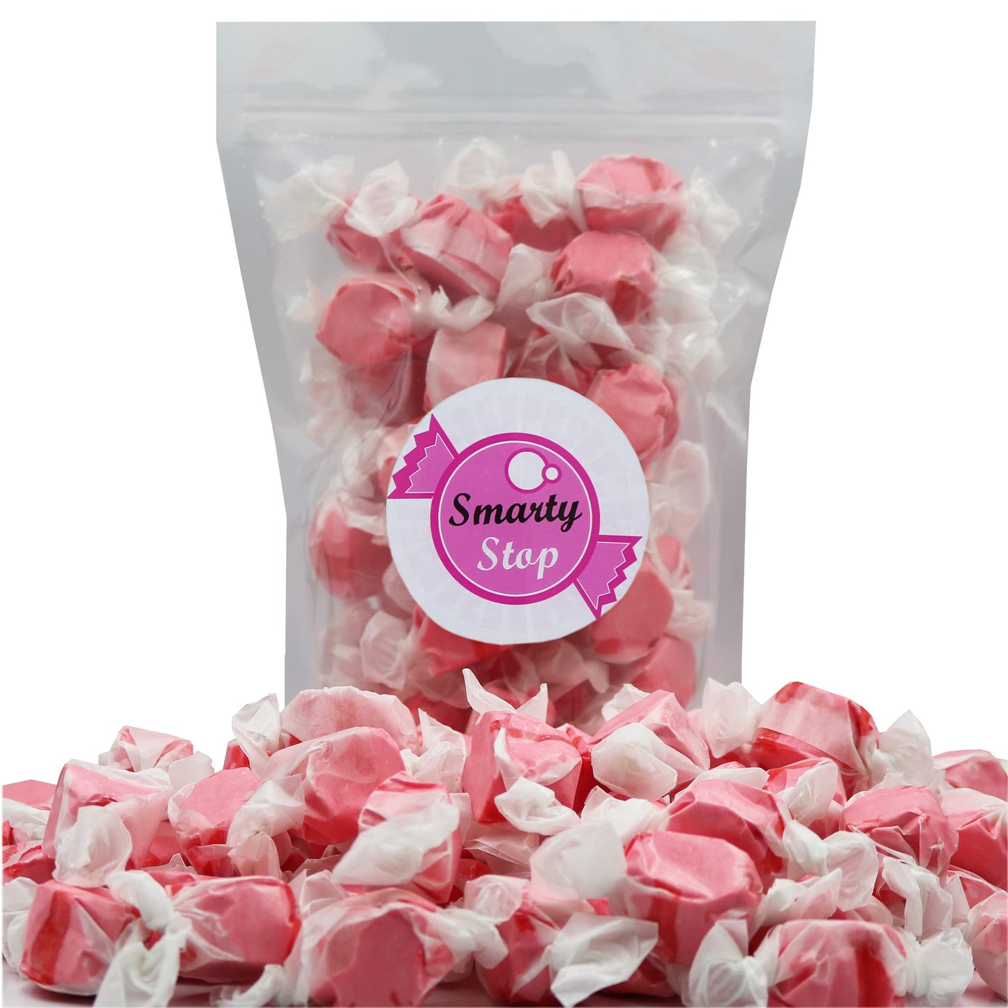 Gourmet Soft And Chewy Salt Water Taffy Candy - Individually Wrapped - Bulk Bag (Cinnamon, 1 Pound (Pack Of 1))