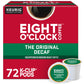 Eight OClock Coffee Decaf K-Cup Pods, Medium Roast, 12 Count (Pack of 6), Model 5000346171