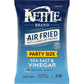 Kettle Brand Potato Chips, Air Fried Sea Salt and Vinegar Kettle Chips, 11.25 Oz Party Size Bag