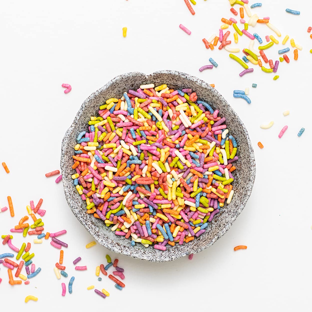 Color Kitchen Rainbow Sprinkles Natural Ingredients Baking Cake Decorations, Ice Cream, Cookie, Artificial Dye-free, Plant-Based