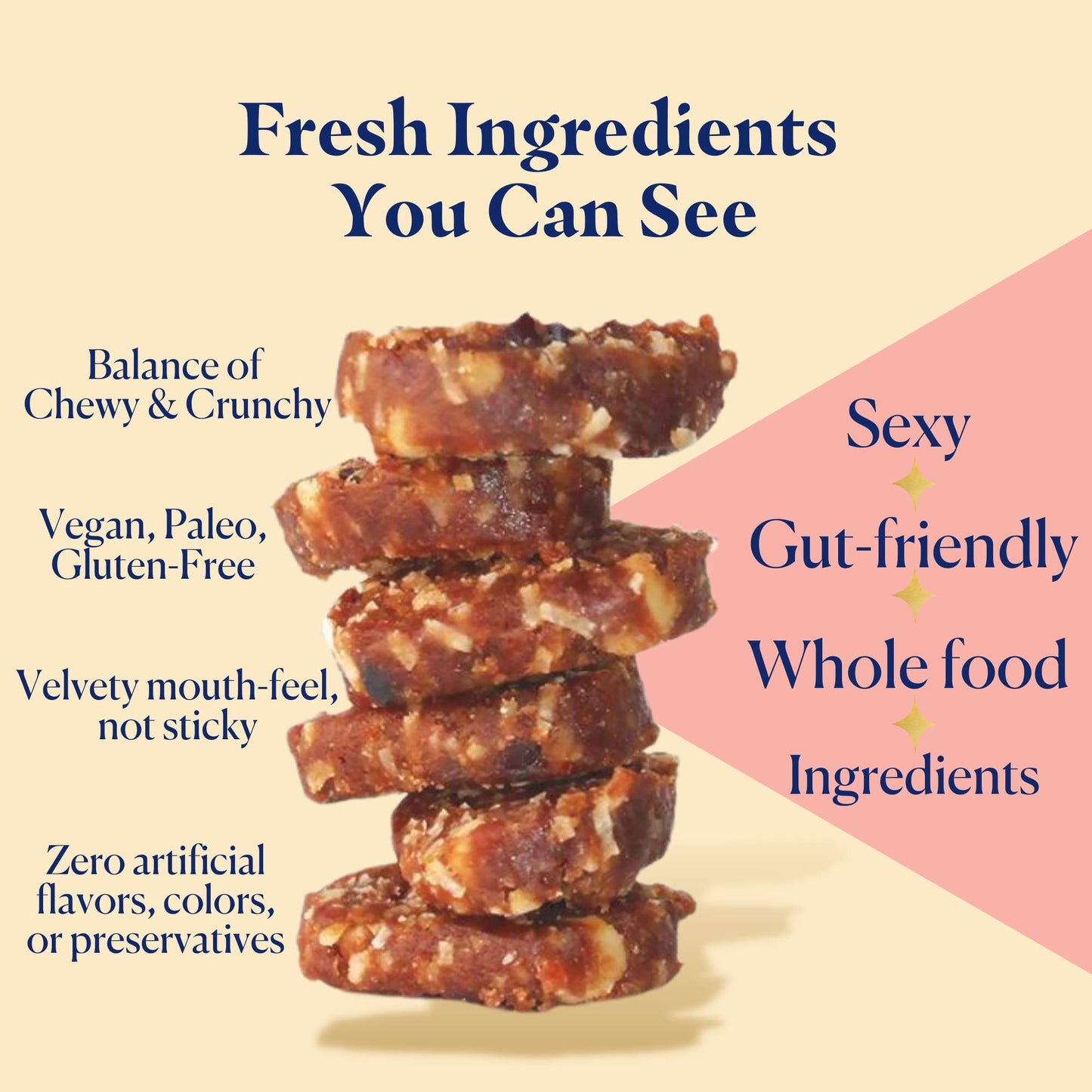 MAGICDATES Dates Snack Bites - No Added Sugar, No Sweetener Whole Food Snack | Grown in California | Gluten Free, Paleo, Delicio
