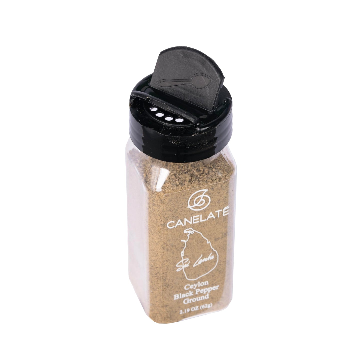Canelat   Organic Black Pepper Ground 62G (2.19Oz) - Packed At The Source, 100% Pure, Highest Piperine Black Pepper From Small H
