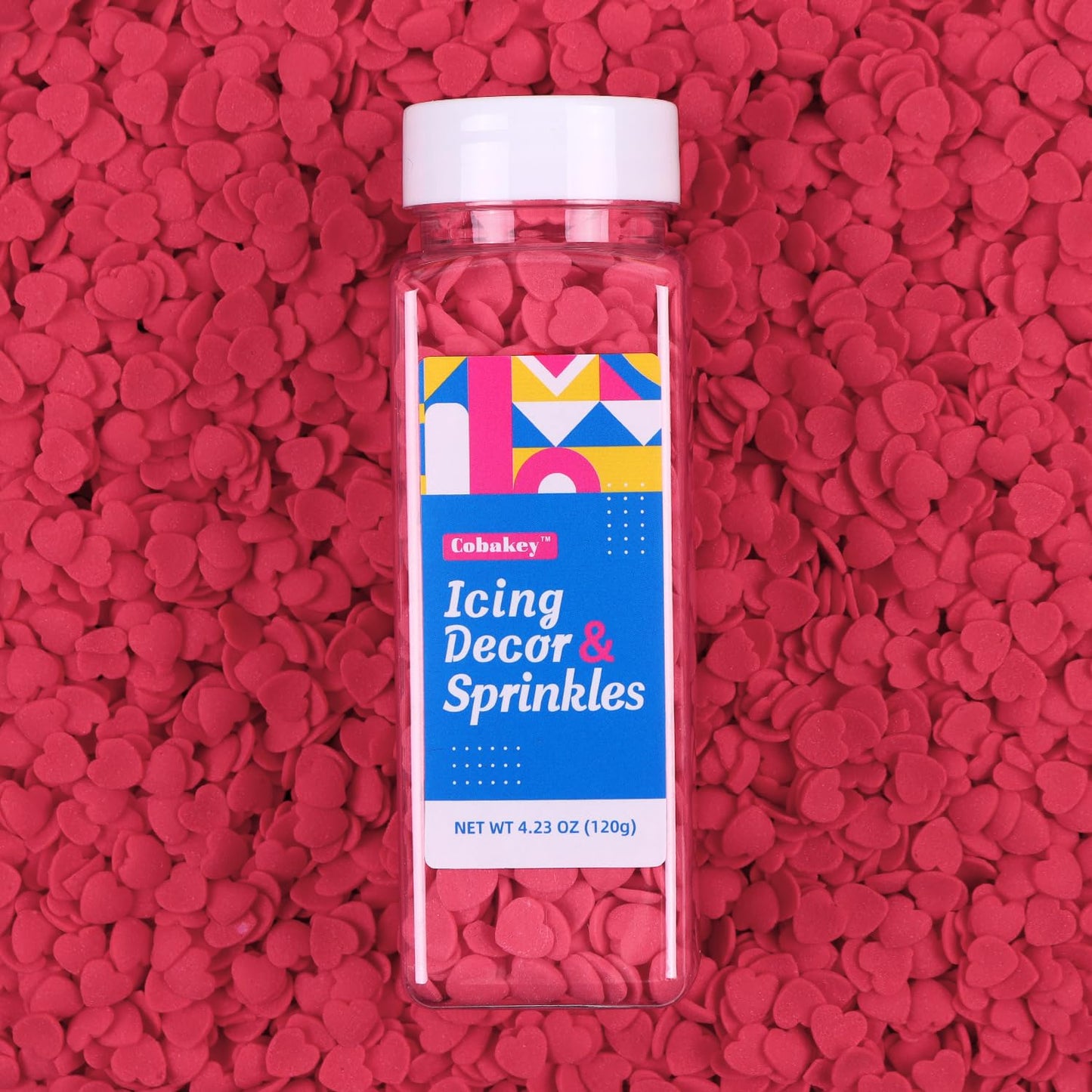 Valentine'S Day Sprinkles For Cake Decorating, Red Sprinkles For Anniversary Years