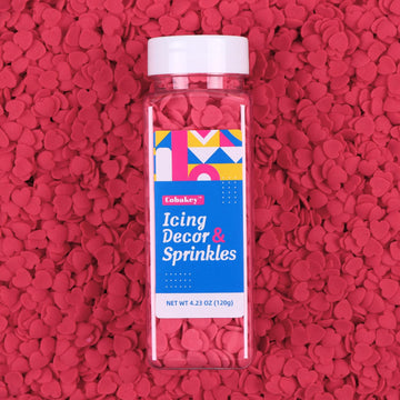 Valentine'S Day Sprinkles For Cake Decorating, Red Sprinkles For Anniversary Years