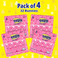 KATIE’S KANDY KORNER Easter Bunny Marshmallow Bunnies, 32 Count, 4 Packs, Perfect for Party Favors, 19.8 x 11.1 x