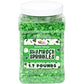 St. Patricks Day Sprinkles - 1.7 Lb - Green Shamrock Sprinkles - Clover Cupcake Toppings - Bulk Shamrock Shaped Quins For Cookie