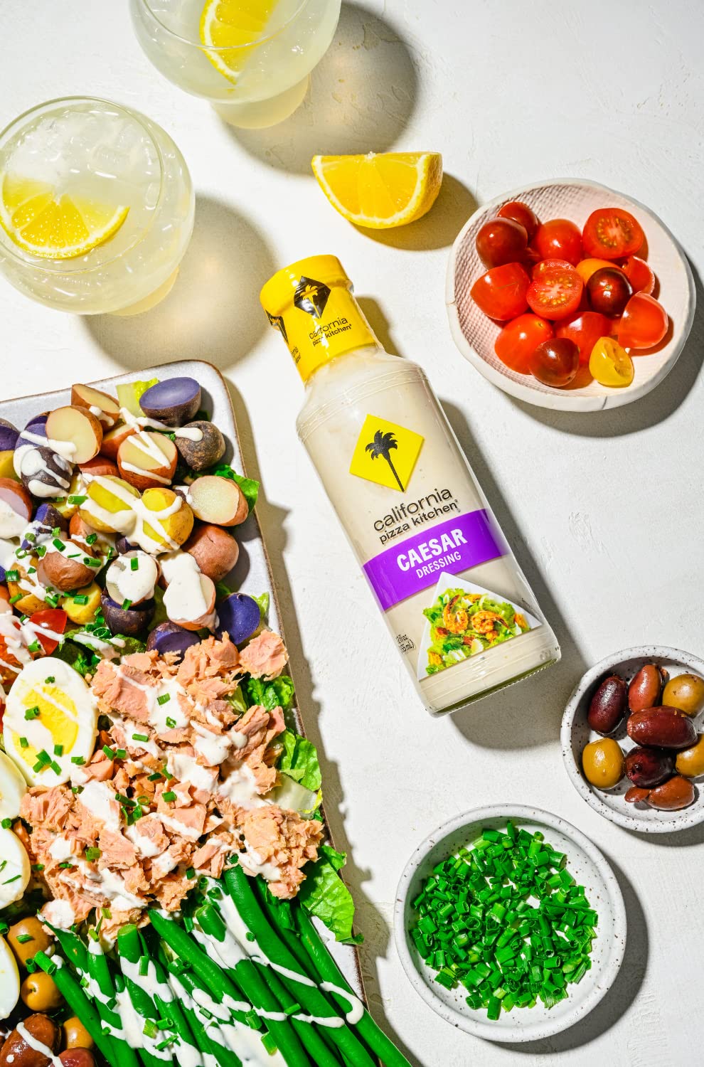 California Pizza Kitchen Caesar Dressing - Creamy Caesar Salad Dressings, Restaurant-Like Caesar Dressings, Fresh and Creative F